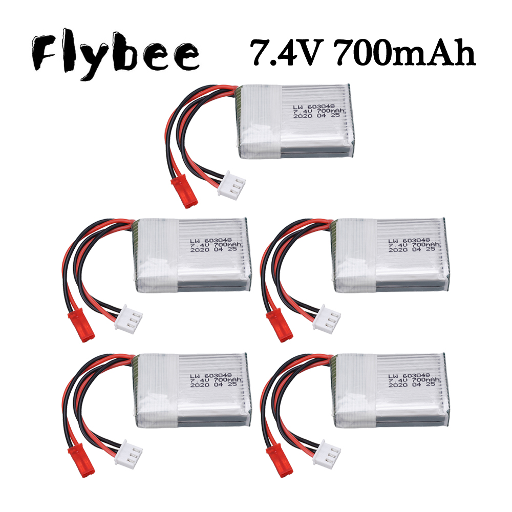 Rc Hobby Vehicles - Batería Lipo de 7,4 V, 700mAh,
