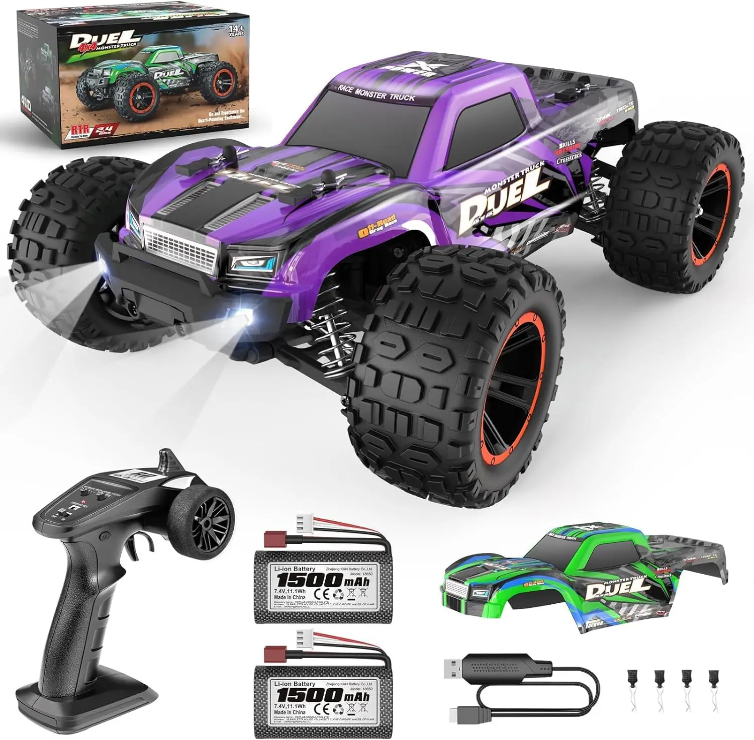 Camiones RC 1:14, Coche de Con - Rc Hobby Monster Truck reseña y precio
