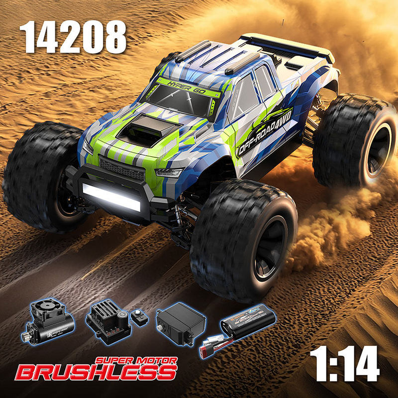 Mjx Hyper Go 1/14 14208, Camio - Rc Hobby Monster Truck reseña y precio
